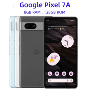 Google Pixel 7A – 6.1" OLED, Tensor G2, 8GB RAM, 128GB ROM, Face/Fingerprint, 5G, NFC, Unlocked Android Phone