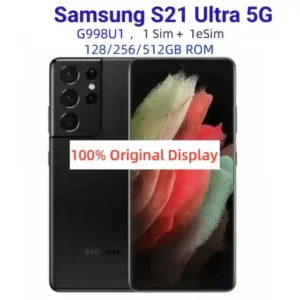Samsung Galaxy S21 Ultra 5G – 6.8" AMOLED, Snapdragon 888, Unlocked