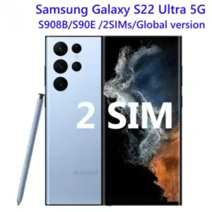 Galaxy S22 Ultra 5G – Dual SIM, 8GB/12GB RAM, 128GB–512GB ROM, 6.8" AMOLED, S Pen, Unlocked
