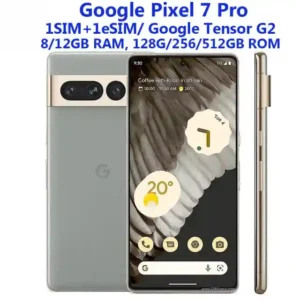 Google Pixel 7 Pro (5G) – 12GB RAM, 128/256/512GB ROM, 6.7" AMOLED, Tensor G2, NFC, Unlocked Android Phone