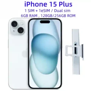 Apple iPhone 15 Plus – 6.7" OLED, A16 Chip, Face ID, 128GB/256GB, Dual SIM, Unlocked 5G