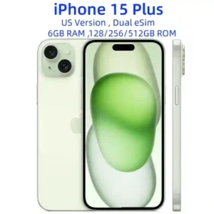 Apple iPhone 15 Plus – 6.7" OLED, A16, 5G, eSIM, Unlocked