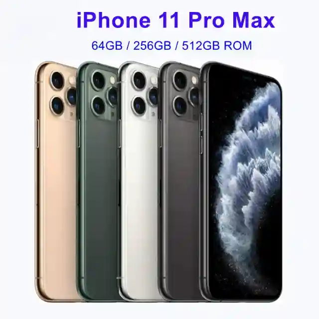Apple iPhone 11 Pro Max – 6.5" OLED, A13, Face ID, 64GB/256GB, Unlocked