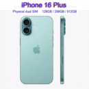 Original Apple iPhone 16 Plus Dual SIM Mobile Phone 6.7" Super Retina XDR OLED 48MP iOS 18 5G Smartphone Unlocked