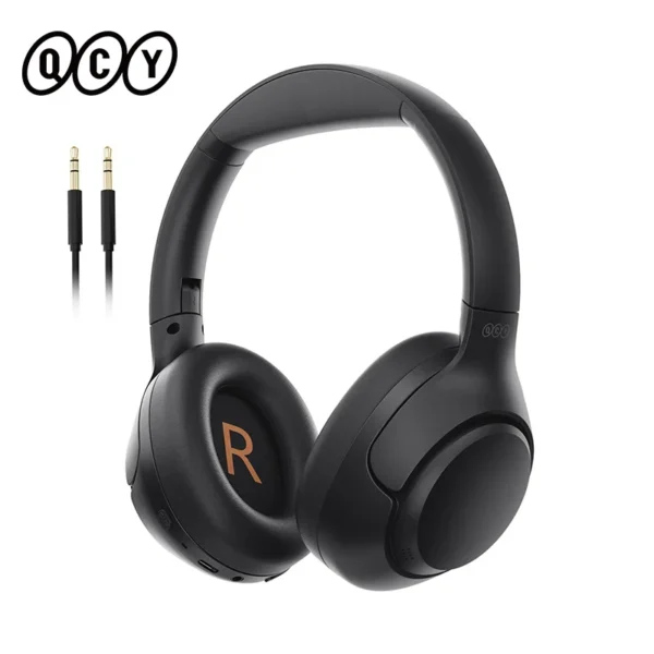 QCY H3 ANC Wireless Headphones Bluetooth 5.4 Hi-Res Audio Over Ear Headset 43dB Hybrid Active Noise Cancellation Earphones 60H - Image 9